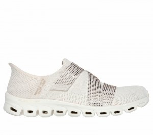 Zapatos Slip On Skechers Slip-ins: Glide-Step - High Shine Mujer Beige Dorados | 806435UPN