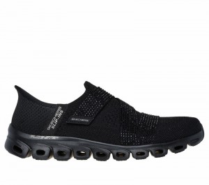 Zapatos Slip On Skechers Slip-ins: Glide-Step - High Shine Mujer Negros | 798453LQZ
