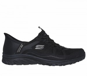 Zapatos Slip On Skechers Slip-ins: Gratis Sport - Leisurely Mujer Negros | 594863AIF