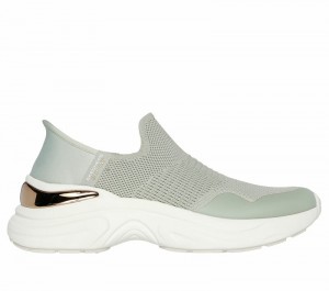 Zapatos Slip On Skechers Slip-ins: Hazel - Rosalind Mujer Verde Oliva | 965417SHA