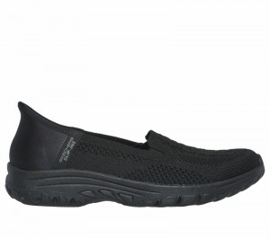 Zapatos Slip On Skechers Slip-ins: Reggae 2.0 - Sunny Sky Mujer Negros | 864397HOF
