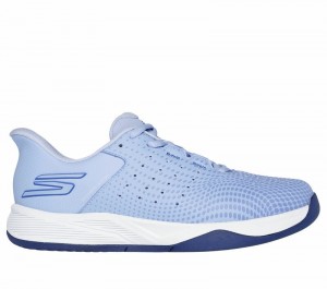 Zapatos Slip On Skechers Slip-ins Relaxed Fit: Viper Court Reload Mujer Azules Blancos | 624789ZAF