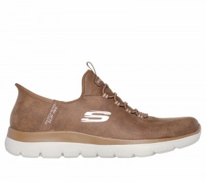 Zapatos Slip On Skechers Slip-ins: Summits - Unknown Trail Mujer Marrom | 691058FOK