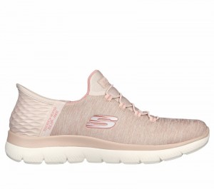Zapatos Slip On Skechers Slip-ins: Summits - Dazzling Haze Mujer Rosas | 409621LEI