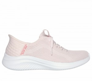 Zapatos Slip On Skechers Slip-ins: Ultra Flex 3.0 - Brilliant Mujer Rosas Claro | 269534LXF