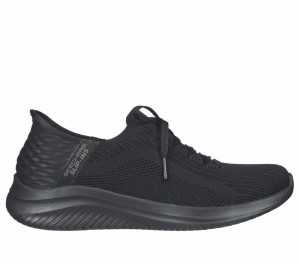 Zapatos Slip On Skechers Slip-ins: Ultra Flex 3.0 - Brilliant Mujer Negros | 401856IOH