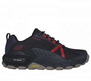 Zapatos con Cordones Skechers 3D Max Protect Hombre Negros Rojos | 013568TXP