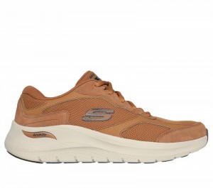 Zapatos con Cordones Skechers Arch Fit 2.0 - The Keep Hombre Negros | 743021VSL