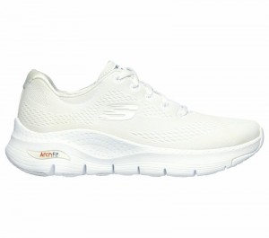 Zapatos con Cordones Skechers Arch Fit - Big Appeal Mujer Blancos Azul Marino | 561837DMF