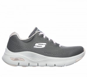 Zapatos con Cordones Skechers Arch Fit - Big Appeal Mujer Grises Rosas | 480326OVG