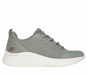 Zapatos con Cordones Skechers BOBS Arch Comfort B Sweet - A Pinch Mujer Verde Oliva | 024187LMU