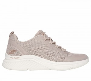 Zapatos con Cordones Skechers BOBS Arch Comfort B Sweet - A Pinch Mujer Beige | 302841OFD