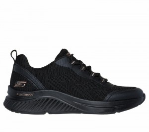 Zapatos con Cordones Skechers BOBS Arch Comfort B Sweet - A Pinch Mujer Negros | 391074WOM
