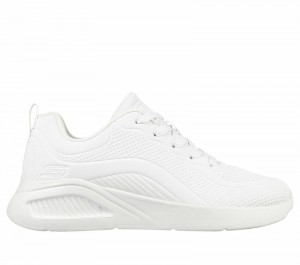 Zapatos con Cordones Skechers BOBS Sport Buno - How Sweet Mujer Blancos | 279836OME