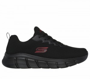 Zapatos con Cordones Skechers BOBS Sport B Flex - Chill Edge Hombre Negros | 169837TAZ