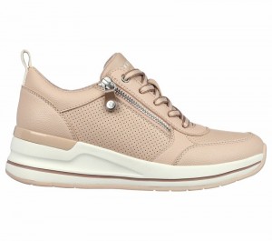 Zapatos con Cordones Skechers Billion 2 - Side Lines Mujer Beige | 189052OSL