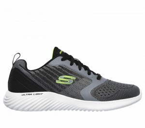Zapatos con Cordones Skechers Bounder - Verkona Hombre Grises | 379652OUB