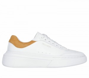 Zapatos con Cordones Skechers Cordova Classic Mujer Blancos Marrom | 973052JUX
