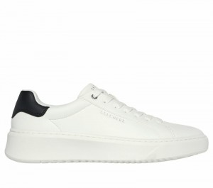 Zapatos con Cordones Skechers Court Break - Suit Sneaker Hombre Blancos | 380762EKN
