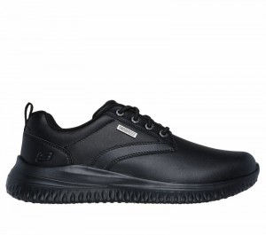 Zapatos con Cordones Skechers Delson 3.0 - Glavine Hombre Negros | 543869YZM