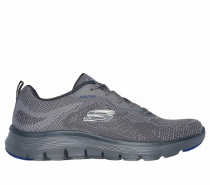 Zapatos con Cordones Skechers Flex Advantage 5.0 - Fosten Hombre Grises Azules | 234961TUR