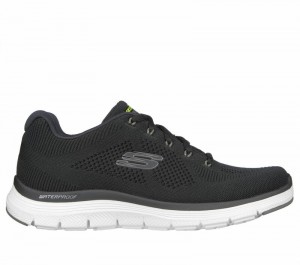 Zapatos con Cordones Skechers Flex Advantage 4.0 - Upstream Hombre Negros | 820476REX