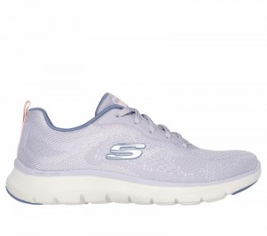 Zapatos con Cordones Skechers Flex Appeal 5.0 - Cruising Thru Mujer Lavanda Multicolor | 216039UKI