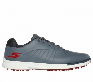 Zapatos con Cordones Skechers GO GOLF Tempo GF Hombre Grises Rojos | 581394YJT