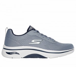 Zapatos con Cordones Skechers GO WALK Arch Fit 2.0 - Idyllic 2 Hombre Grises | 568917LOC