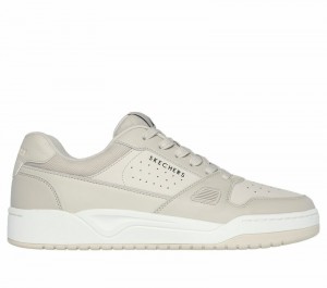 Zapatos con Cordones Skechers Koopa Court - Tiebreak Hombre Blancos | 578342VOM
