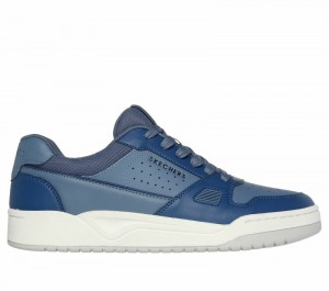 Zapatos con Cordones Skechers Koopa Court - Tiebreak Hombre Azul Marino | 760143FEU