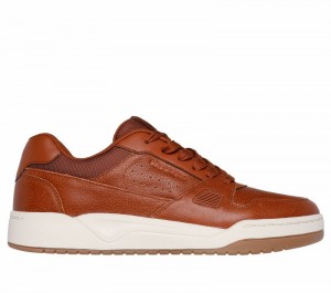 Zapatos con Cordones Skechers Koopa - Craft Leather Hombre Negros | 675890SWM