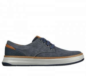 Zapatos con Cordones Skechers Moreno - Ederson Hombre Azul Marino | 827195ZGY