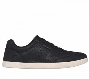 Zapatos con Cordones Skechers Placer - Crandon Hombre Negros | 627589AHI