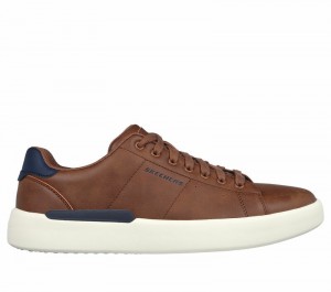 Zapatos con Cordones Skechers Relaxed Fit: Verloma - Bening Hombre Marrom | 487190IUO