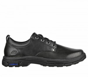 Zapatos con Cordones Skechers Relaxed Fit: Segment 2.0 - Seggler Hombre Negros | 864390GQH