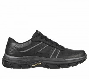 Zapatos con Cordones Skechers Relaxed Fit: Respected - Edgemere Hombre Negros | 497108QWI