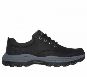 Zapatos con Cordones Skechers Relaxed Fit: Knowlson - Leland Hombre Negros | 257439WQZ
