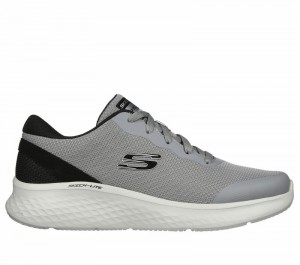 Zapatos con Cordones Skechers Skech-Lite Pro - Clear Rush Hombre Grises Negros | 640832QMB