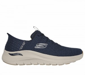 Zapatos con Cordones Skechers Slip-ins: Arch Fit 2.0 - Look Ahead Hombre Azul Marino | 026841IUG