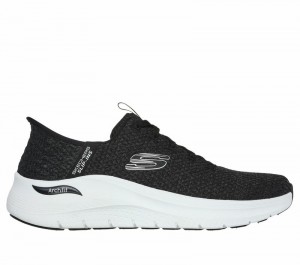 Zapatos con Cordones Skechers Slip-ins: Arch Fit 2.0 - Look Ahead Hombre Negros Blancos | 379850BZA
