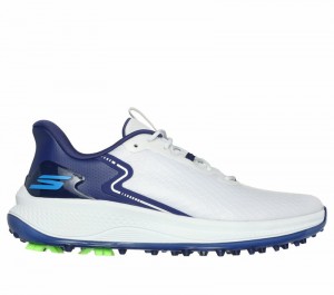 Zapatos con Cordones Skechers Slip-ins: GO GOLF Blade GF - Slip-ins Hombre Blancos Azul Marino | 154069DXV
