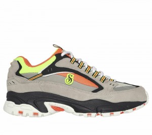 Zapatos con Cordones Skechers Snoop Dogg: Stamina - Snoop '91 Hombre Grises Naranjas | 285479ESO