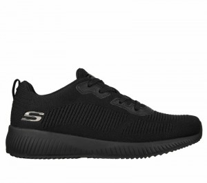 Zapatos con Cordones Skechers Squad Hombre Negros | 197024QCY
