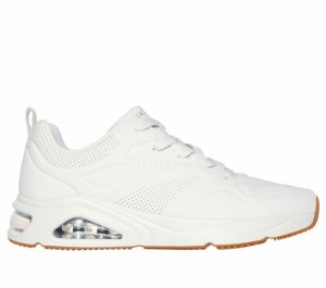 Zapatos con Cordones Skechers Tres-Air Uno - Casairal Hombre Blancos | 107682AZP
