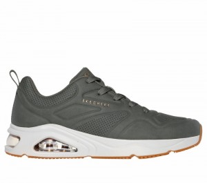 Zapatos con Cordones Skechers Tres-Air Uno - Casairal Hombre Verde Oliva | 743809QHP