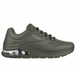 Zapatos con Cordones Skechers Uno 2 Hombre Verde Oliva | 804197EGL