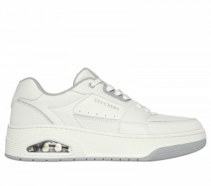 Zapatos con Cordones Skechers Uno Court - Low-Post Hombre Blancos | 130527RZW