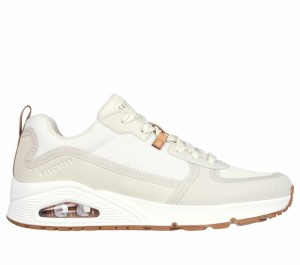 Zapatos con Cordones Skechers Uno - Layover Hombre Blancos | 327569QEM