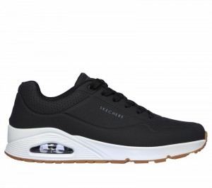 Zapatos con Cordones Skechers Uno - Stand on Air Hombre Negros | 136029AXU